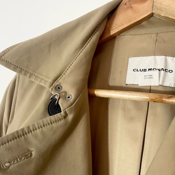 CLub Monaco Trench Coat - Picture 3 of 6
